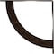 Ekena Millwork Bulwark Steel Bracket, Antiqued Bronze 2"W x 20"D x 20"H BKTM02X20X20BUABZ - alternate 9